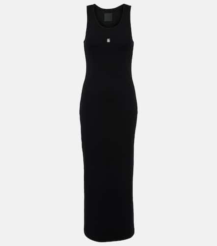 Ribbed-knit cotton jersey maxi dress - Givenchy - Modalova