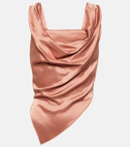 Nanushka Petra draped satin top - Nanushka - Modalova