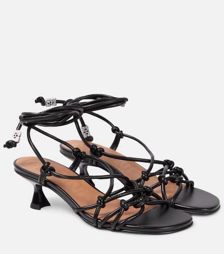 Ganni Knots faux leather sandals - Ganni - Modalova