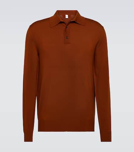 Leather-trimmed wool sweater - Berluti - Modalova