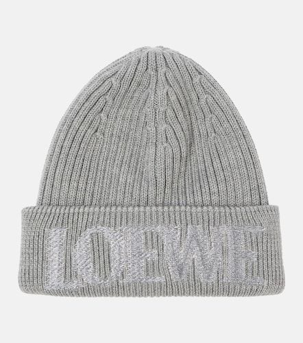 Loewe Gorro de lana con logo - Loewe - Modalova