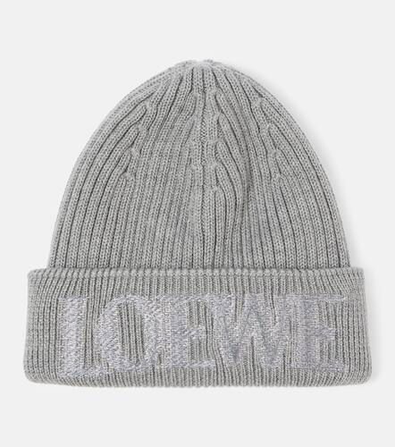 Loewe Logo wool beanie - Loewe - Modalova