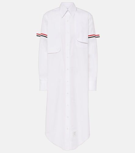Abito chemisier RWB in cotone a righe - Thom Browne - Modalova