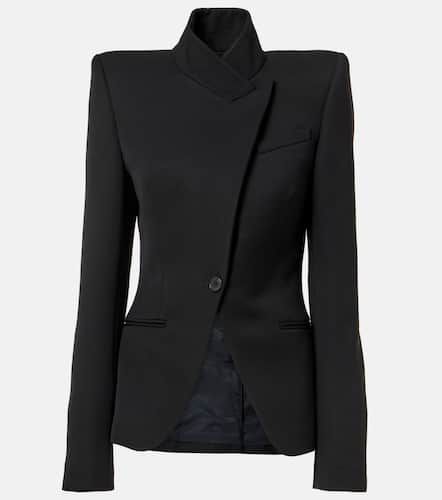 Single-breasted wool twill jacket - Alexander McQueen - Modalova