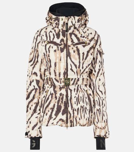 Ellya leopard-print belted ski jacket - Bogner - Modalova