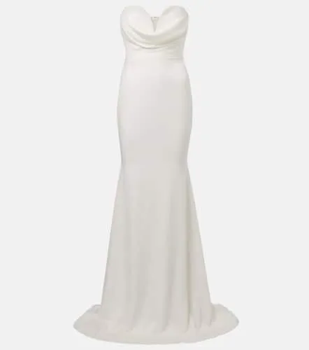 Bridal crÃªpe satin gown - Alex Perry - Modalova