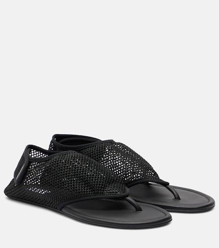 Alaia Fishnet thong sandals - Alaia - Modalova