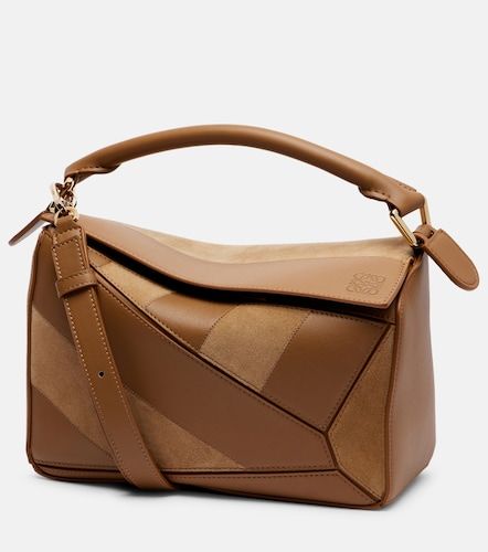Borsa Puzzle Small in pelle e suede - Loewe - Modalova