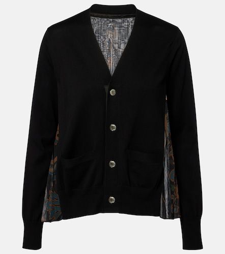 Sacai Cárdigan de tul de algodón - Sacai - Modalova