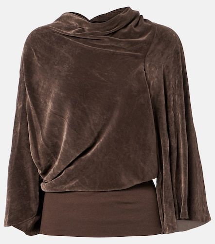 Rick Owens Top de crepé drapeado - Rick Owens - Modalova
