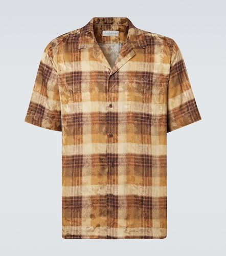 Camicia bowling in jacquard a quadri - Dries Van Noten - Modalova