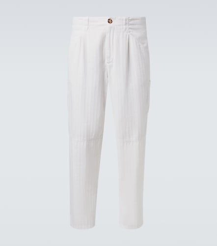 Pantalones rectos de algodón - Brunello Cucinelli - Modalova