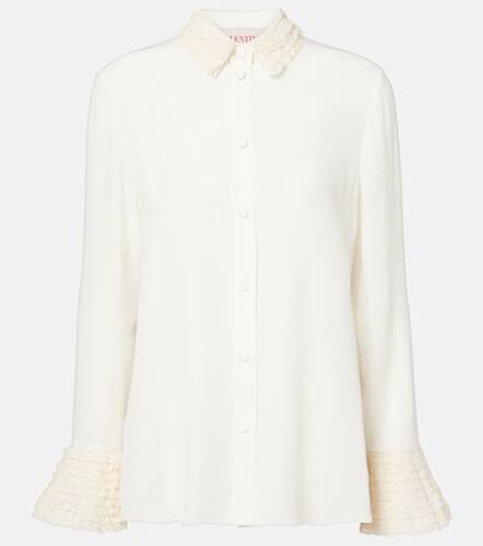 Blusa de georgette de seda - Valentino - Modalova