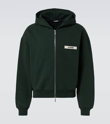 Cotton jersey zip-up hoodie - Jacquemus - Modalova
