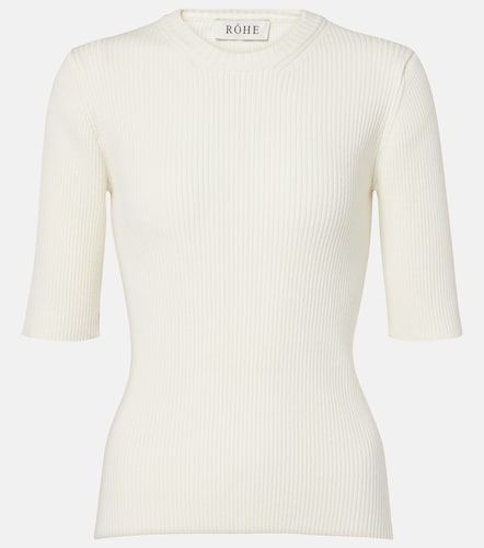 Rohe Ribbed-knit cotton-blend top - Rohe - Modalova