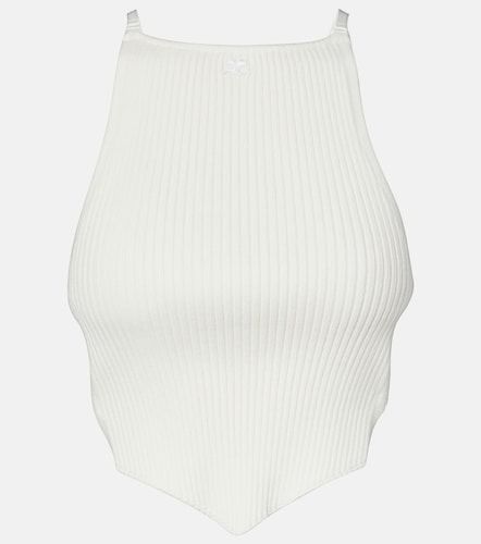 Ribbed-knit cutout tank top - Courreges - Modalova