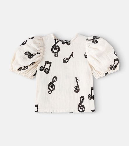 Camiseta Note de muselina de algodón - Mini Rodini - Modalova