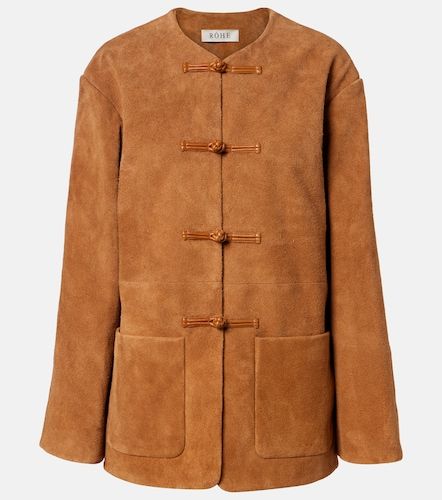 Rohe Leather-trimmed suede jacket - Rohe - Modalova