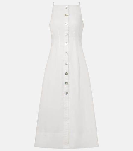 Abito midi Georges in lino - Veronica Beard - Modalova