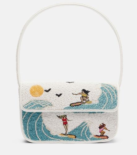 Borsa a spalla Tommy con paillettes - Staud - Modalova