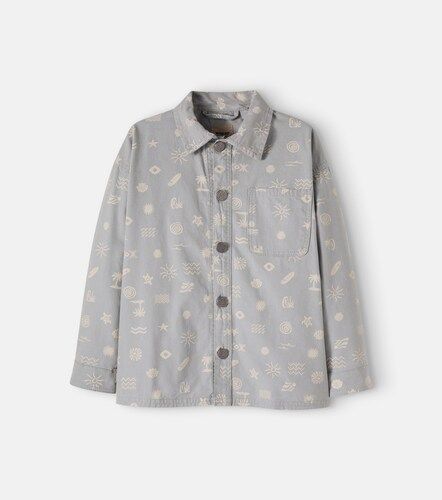 Sobrecamisa Marcel de lona de algodón estampada - Wheat - Modalova