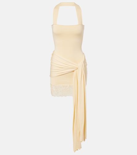 Abito corto halterneck con pizzo - Aya Muse - Modalova