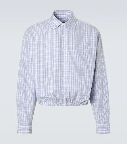 Prada Checked gathered cotton shirt - Prada - Modalova