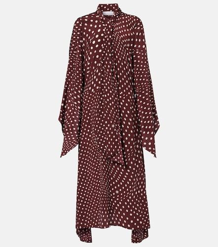 Midikleid aus Seide mit Polka-Dots - Stella McCartney - Modalova