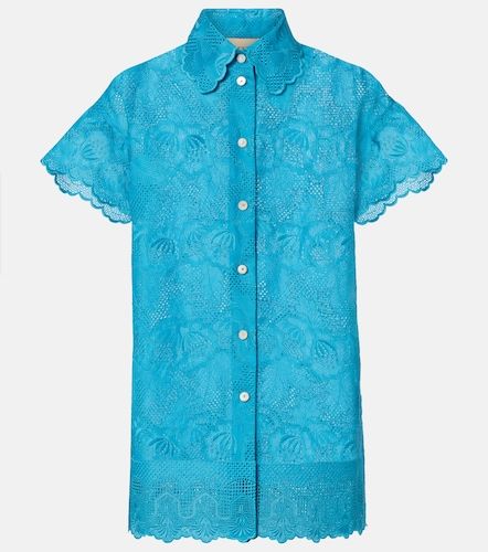 Camisa de algodón bordado - Valentino - Modalova