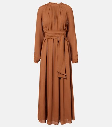 Pinky belted draped maxi dress - Joseph - Modalova