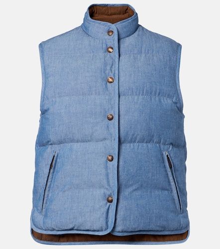 Chaqueta acolchada Kris de chambray de algodón - Loro Piana - Modalova