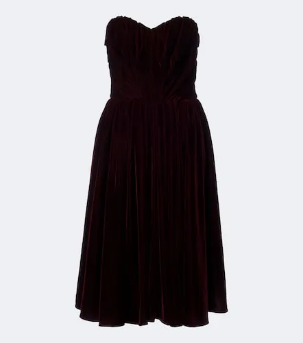 Vestido bustier de terciopelo - Dolce&Gabbana - Modalova