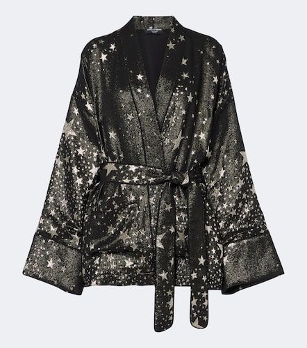 Top envolvente de jacquard en mezcla de seda - Dolce&Gabbana - Modalova