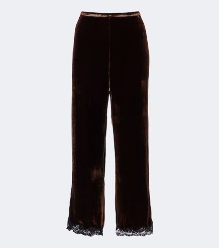 Pantaloni Mirielle a gamba larga in velluto - Rixo - Modalova