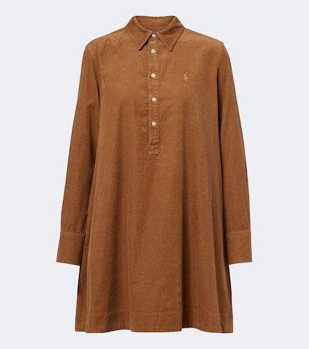 Vestido corto de pana de algodón - Polo Ralph Lauren - Modalova