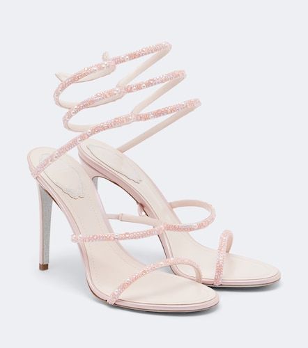 Sandali Cleo in pelle con cristalli - Rene Caovilla - Modalova