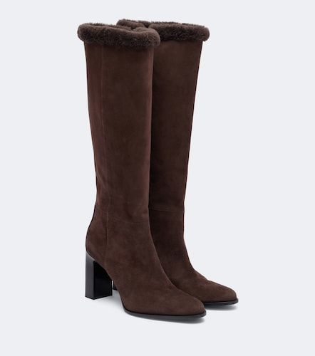 Stiefel Bibi aus Veloursleder mit Shearling - Jimmy Choo - Modalova