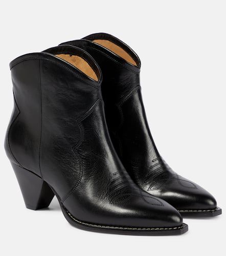 Darizo leather ankle boots - Isabel Marant - Modalova