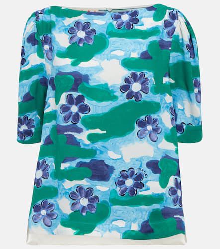 Marni Printed cady top - Marni - Modalova