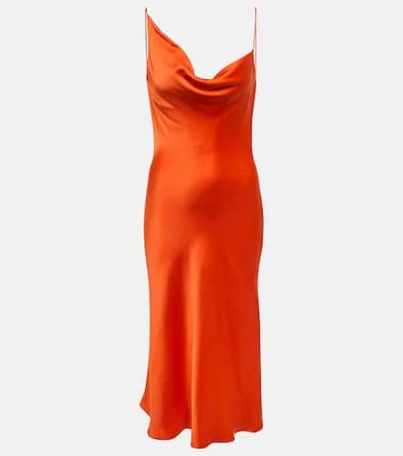 Asymmetric cowl-neck slip dress - Stella McCartney - Modalova