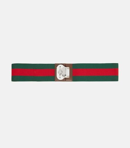 Cinghia per valigia Web Stripe - Gucci - Modalova