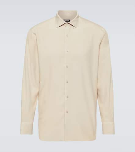 Zegna Camisa oxford de seda - Zegna - Modalova