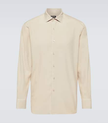 Zegna Silk Oxford shirt - Zegna - Modalova