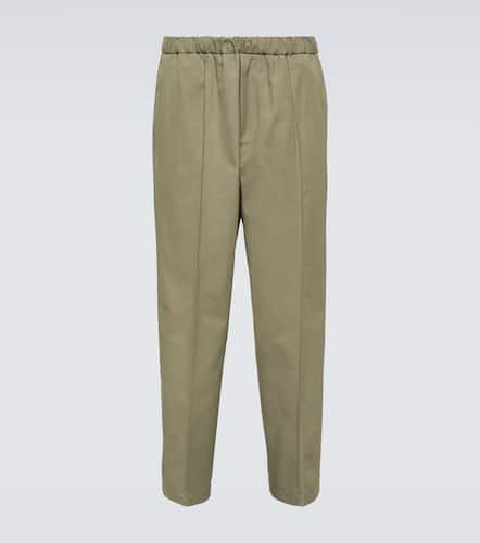 Cotton poplin straight pants - Jil Sander - Modalova