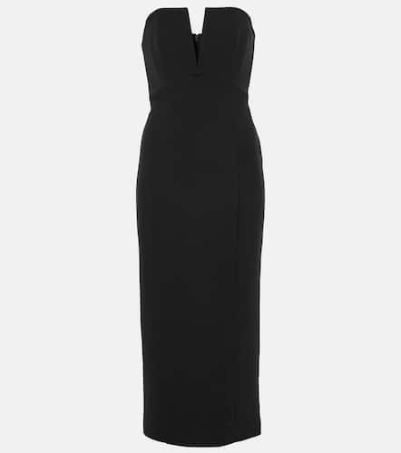 Strapless silk-blend midi dress - Roland Mouret - Modalova