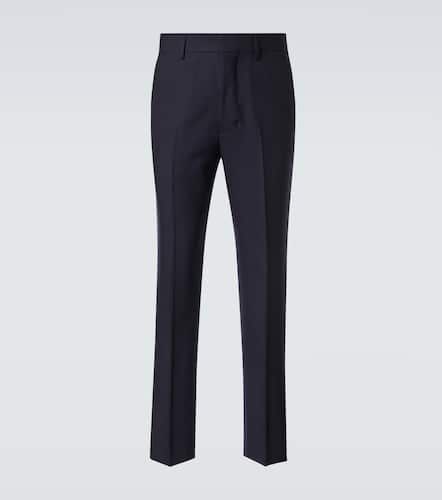 Pleated virgin wool straight pants - Ami Paris - Modalova