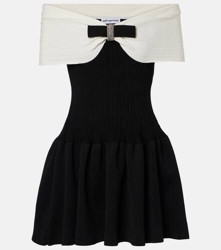 Bow embellished minidress - Self-Portrait - Modalova