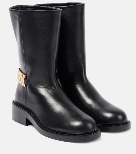 Ankle Boots aus Leder - Victoria Beckham - Modalova