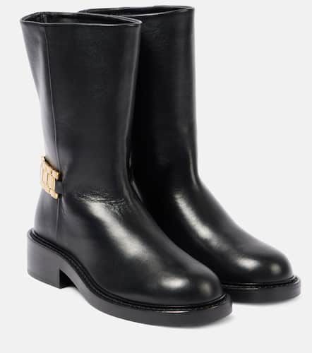 Leather ankle boots - Victoria Beckham - Modalova