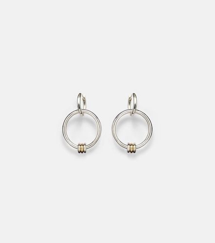 Orecchini a cerchio Sirius Versa in sterling e oro 18kt - Spinelli Kilcollin - Modalova
